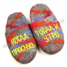 Войлочные тапочки Арт. 80/90